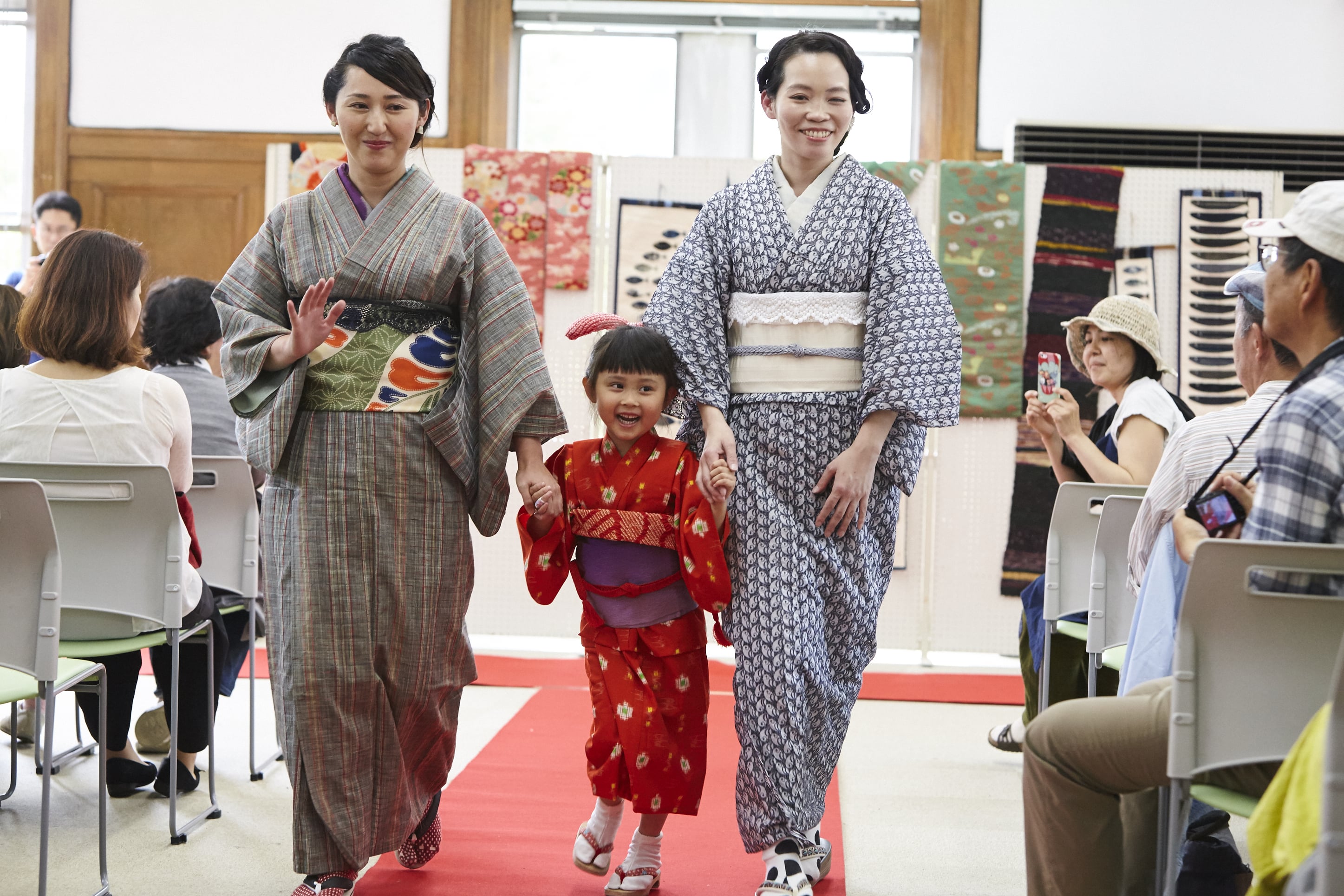 着物リメイクファッションショー「ののをへる」