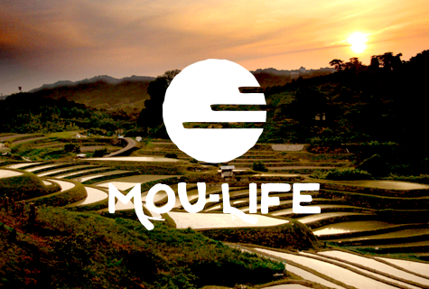 里山ライフユニット「MOU-LIFE（ムーライフ）」ロゴデザイン