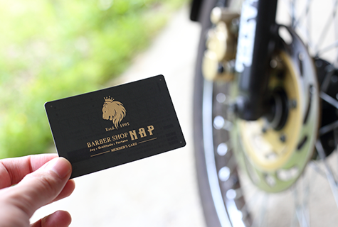 BARBER SHOP NAP メンバーズカード＆名刺デザイン