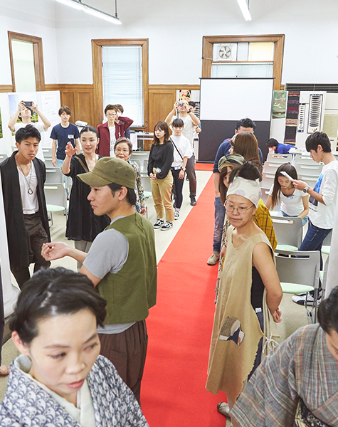 着物リメイクファッションショー「ののをへる」イベントブランディング