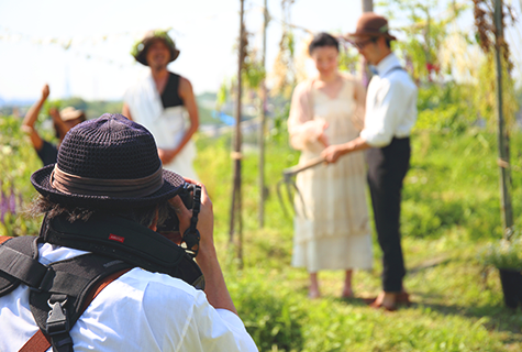 千早赤阪村「畑の結婚式」写真撮影