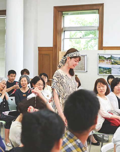 着物リメイクファッションショー「ののをへる」イベントブランディング