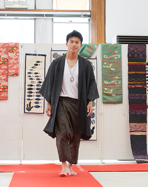 着物リメイクファッションショー「ののをへる」イベントブランディング